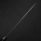 Petty VG-10 Mirror Tsuchime Damascus Western Black Handle 135mm-[Musashi]-[Japanese-Kitchen-Knives]