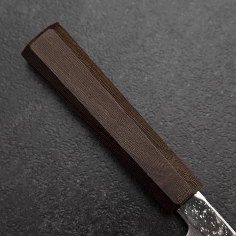 Petty VG-10 Nashiji Wenge Handle 135mm-[Musashi]-[Japanese-Kitchen-Knives]
