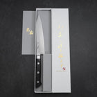 Petty VG-10 Polished Black Western Handle 150mm (5.9”)-[Musashi]-[Japanese-Kitchen-Knives]