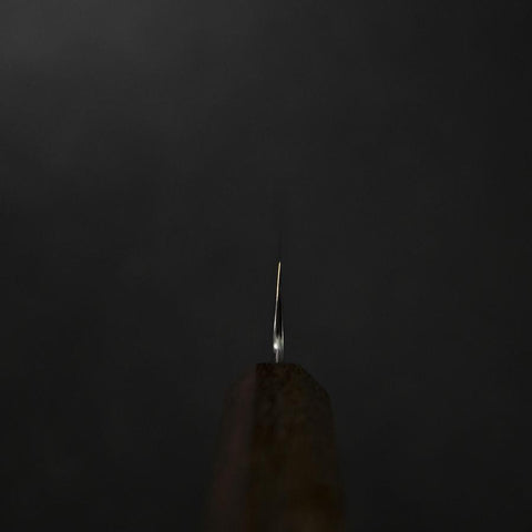 Petty VG-10 Tsuchime Damascus Ashwood Handle 150mm-[Musashi]-[Japanese-Kitchen-Knives]