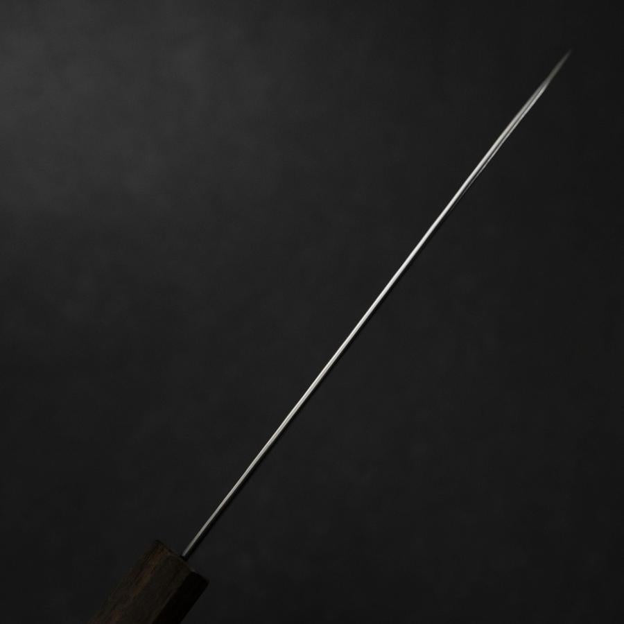 Petty VG-10 Tsuchime Damascus Ashwood Handle 150mm-[Musashi]-[Japanese-Kitchen-Knives]