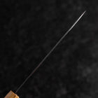 Petty VG-10 Tsuchime Damascus Olive Handle 150mm-[Musashi]-[Japanese-Kitchen-Knives]