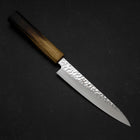 Petty VG-10 Tsuchime Damascus Yaki-Urushi Handle 150mm (5.9”)-[Musashi]-[Japanese-Kitchen-Knives]