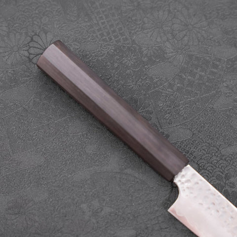 Petty VG-10 Tsuchime Ebony Handle 150mm (5.9”)-[Musashi]-[Japanese-Kitchen-Knives]