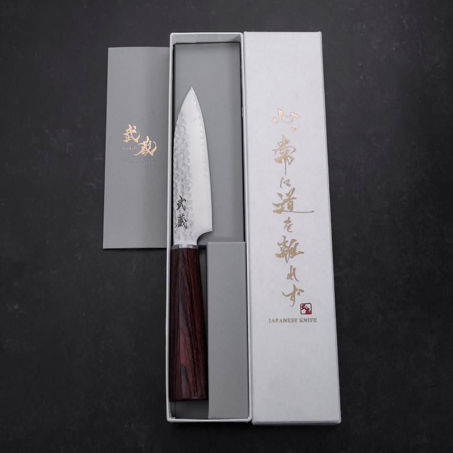 ペティナイフ VG-10 槌目 マホガニー柄 120mm – MUSASHI