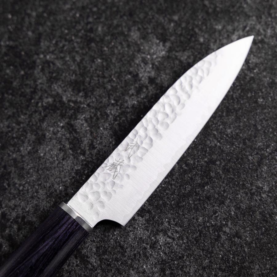 ペティナイフ VG-10 槌目 紫柄 120mm – MUSASHI