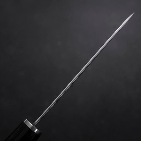 Petty VG-10 Tsuchime Oval Purple Handle 120mm-[Musashi]-[Japanese-Kitchen-Knives]