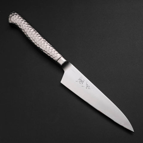 Petty VG-5 Damascus Western Handle 120mm (4.7”)-[Musashi]-[Japanese-Kitchen-Knives]