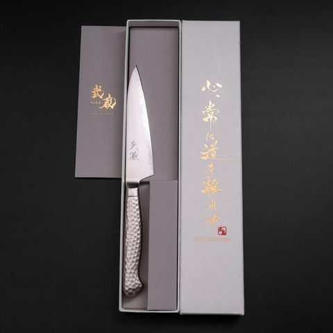 Petty VG-5 Damascus Western Handle 120mm-[Musashi]-[Japanese-Kitchen-Knives]