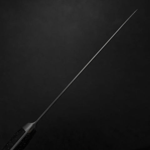 Petty VG-5 Tsuchime Black Marble Handle 150mm (5.9”)-[Musashi]-[Japanese-Kitchen-Knives]