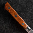 Petty VG-5 Tsuchime Western Brown Handle 90mm (3.5”)-[Musashi]-[Japanese-Kitchen-Knives]