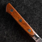 Petty VG-5 Tsuchime Western Brown Handle 90mm-[Musashi]-[Japanese-Kitchen-Knives]