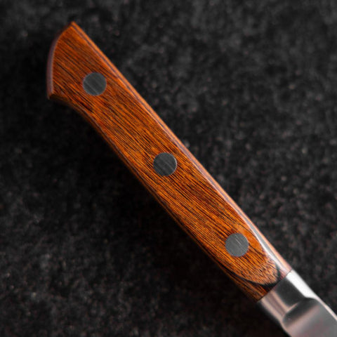 Petty VG-5 Tsuchime Western Brown Handle 90mm-[Musashi]-[Japanese-Kitchen-Knives]