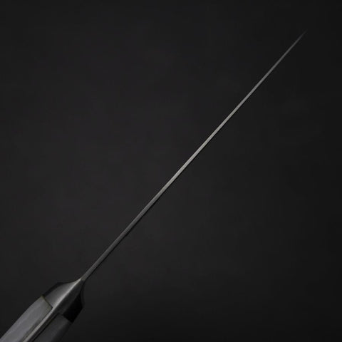 Petty VG-5 Tsuchime White Marble Handle 120mm-[Musashi]-[Japanese-Kitchen-Knives]