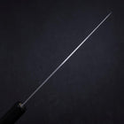 Petty White Steel #1 Polished Buffalo Magnolia Handle 150mm (5.9”)-[Musashi]-[Japanese-Kitchen-Knives]