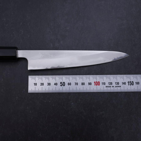 Petty White Steel #1 Polished Buffalo Magnolia Handle 150mm (5.9”)-[Musashi]-[Japanese-Kitchen-Knives]