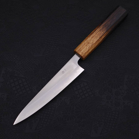 Petty White Steel #1 Polished Yaki Urushi Handle 135mm (5.3”)-[Musashi]-[Japanese-Kitchen-Knives]