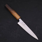 Petty White Steel #1 Polished Yaki Urushi Handle 135mm (5.3”)-[Musashi]-[Japanese-Kitchen-Knives]