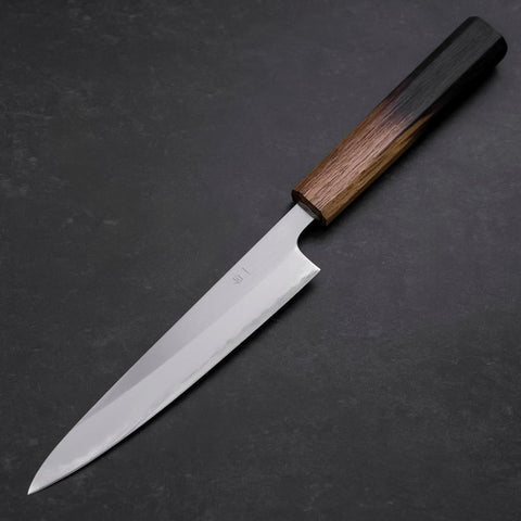Petty White Steel #1 Polished Yaki Urushi Handle 150mm (5.9”)-[Musashi]-[Japanese-Kitchen-Knives]