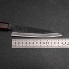 Petty White Steel #2 Kurouchi Zelkova Handle 150mm (5.9”)-[Musashi]-[Japanese-Kitchen-Knives]