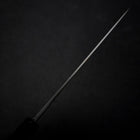 Petty White Steel #2 Stainless Clad Kurouchi Chokin Butterfly Buffalo Ebony Handle 150mm (5.9”)-[Musashi]-[Japanese-Kitchen-Knives]