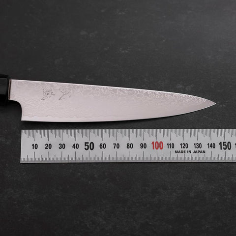 Petty ZA-18 Damascus Buffalo Magnolia Handle 150mm (5.9”)-[Musashi]-[Japanese-Kitchen-Knives]