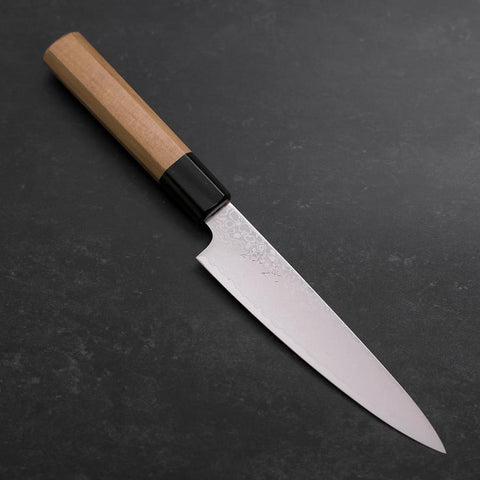 Petty ZA-18 Damascus Buffalo Magnolia Handle 150mm (5.9”)-[Musashi]-[Japanese-Kitchen-Knives]