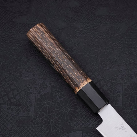 Petty ZDP-189 Polished Buffalo Chestnuts Handle 150mm (5.9”)-[Musashi]-[Japanese-Kitchen-Knives]