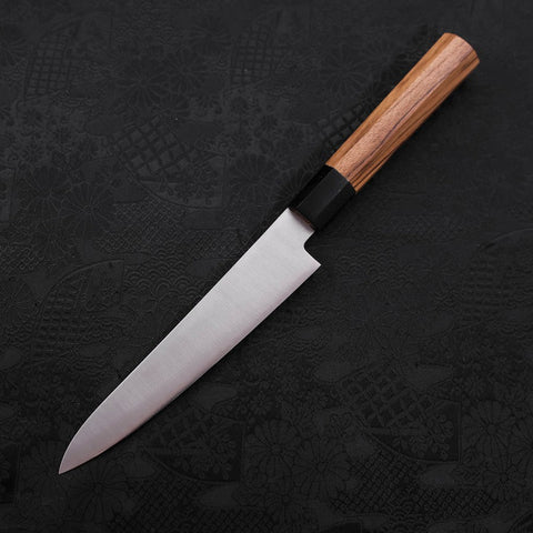 Petty ZDP-189 Polished Buffalo Teak Handle 150mm (5.9”)-[Musashi]-[Japanese-Kitchen-Knives]