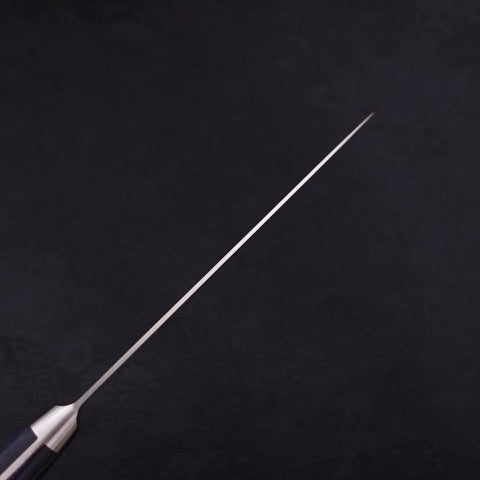 Petty knife AUS-8 Polished Western Blue Handle 150mm (5.9”)-[Musashi]-[Japanese-Kitchen-Knives]