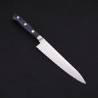 Petty knife AUS-8 Polished Western Blue Handle 150mm (5.9”)-[Musashi]-[Japanese-Kitchen-Knives]