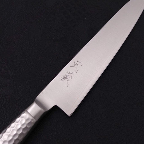 Petty knife VG-5 Polished Western Handle 150mm (5.9”)-[Musashi]-[Japanese-Kitchen-Knives]