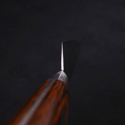 Petty knife VG-5 Tsuchime Western Handle 120mm-VG-5-Polished-Western Handle-[Musashi]-[Japanese-Kitchen-Knives]