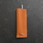 Pocket Knife VG-10 Wenge Outdoor Knives 60mm with Leather Sheath (2.4”)-[Musashi]-[Japanese-Kitchen-Knives]