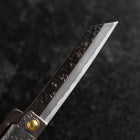 Pocket Knife White Steel #2 75mm Carbon Tsuchime Knifegata with Paulownia Wooden Box-[Musashi]-[Japanese-Kitchen-Knives]