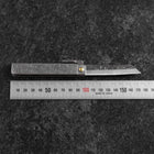 Pocket Knife White Steel #2 75mm Carbon Tsuchime Knifegata with Paulownia Wooden Box-[Musashi]-[Japanese-Kitchen-Knives]