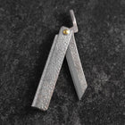 Pocket Knife White Steel #2 75mm Carbon Tsuchime Knifegata with Paulownia Wooden Box-[Musashi]-[Japanese-Kitchen-Knives]