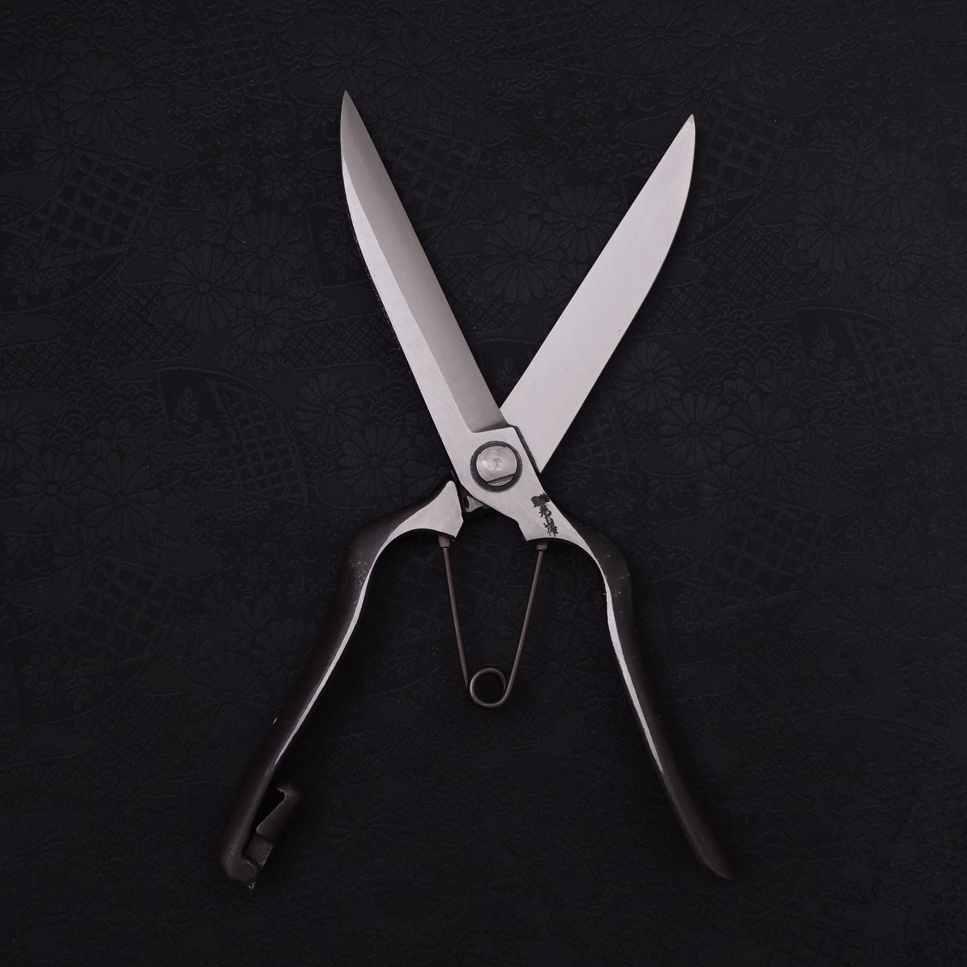 Black Musashi Pruning Shears / Garden Scissors Long Forged Handmade 270mm