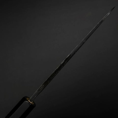 Sabaki Blue Steel #1 Kurouchi Buffalo Magnolia Handle 150mm (5.9”)-[Musashi]-[Japanese-Kitchen-Knives]