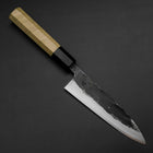 Sabaki Blue Steel #1 Kurouchi Buffalo Magnolia Handle 150mm (5.9”)-[Musashi]-[Japanese-Kitchen-Knives]