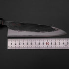 Sabaki Blue Steel #1 Kurouchi Buffalo Magnolia Handle 150mm-[Musashi]-[Japanese-Kitchen-Knives]