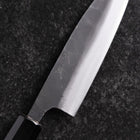 Sabaki White Steel #2 Kurouchi Buffalo Ebony Handle 140mm (5.5”)-[Musashi]-[Japanese-Kitchen-Knives]