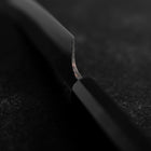 Sabaki White Steel #2 Kurouchi Buffalo Ebony Handle 140mm-[Musashi]-[Japanese-Kitchen-Knives]