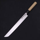 Sakimaru Takohiki Blue Steel #2 Kasumi Buffalo Magnolia Handle 270mm (10.6”)-[Musashi]-[Japanese-Kitchen-Knives]