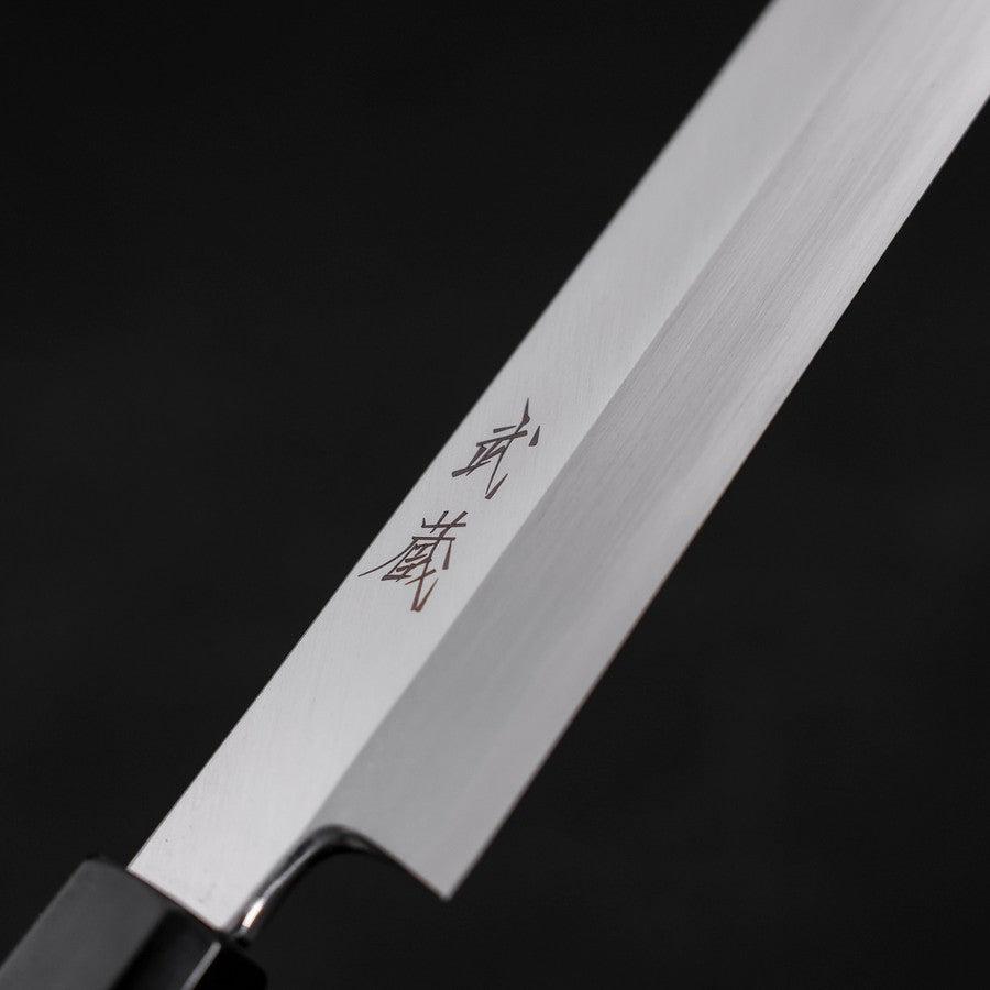 先丸蛸引 青紙2号 黒打 水牛ウェンジ柄 300mm – MUSASHI