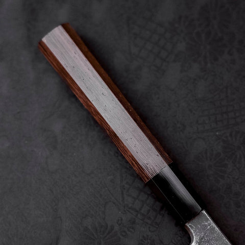 Sakimaru Takohiki Blue Steel #2 Kurouchi Buffalo Wenge Handle 270mm (10.6”)-[Musashi]-[Japanese-Kitchen-Knives]