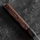 Sakimaru Takohiki Blue Steel #2 Kurouchi Buffalo Wenge Handle 270mm (10.6”)-[Musashi]-[Japanese-Kitchen-Knives]