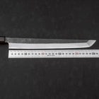 Sakimaru Takohiki Blue Steel #2 Kurouchi Buffalo Wenge Handle 270mm (10.6”)-[Musashi]-[Japanese-Kitchen-Knives]