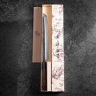 Sakimaru Takohiki Blue Steel #2 Kurouchi Buffalo Wenge Handle 270mm (10.6”)-[Musashi]-[Japanese-Kitchen-Knives]