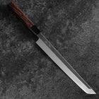 Sakimaru Takohiki Blue Steel #2 Kurouchi Buffalo Wenge Handle 270mm (10.6”)-[Musashi]-[Japanese-Kitchen-Knives]